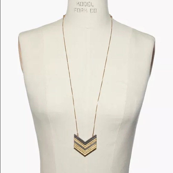 Madewell Jewelry - Madewell arrow stack necklace
